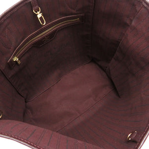 ルイ ヴィトン モノグラムミニラン ネヴァーフルMM セピア M40515 トートバッグ バッグ LV 0026 【中古】 LOUIS VUITTON