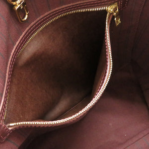 ルイ ヴィトン モノグラムミニラン ネヴァーフルMM セピア M40515 トートバッグ バッグ LV 0026 【中古】 LOUIS VUITTON