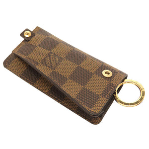 新品同様 ルイ ヴィトン ダミエ クロシェットPM エベヌ N62661 キーケース LV 0027 【中古】 LOUIS VUITTON