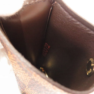 新品同様 ルイ ヴィトン ダミエ クロシェットPM エベヌ N62661 キーケース LV 0027 【中古】 LOUIS VUITTON