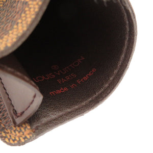 新品同様 ルイ ヴィトン ダミエ クロシェットPM エベヌ N62661 キーケース LV 0027 【中古】 LOUIS VUITTON