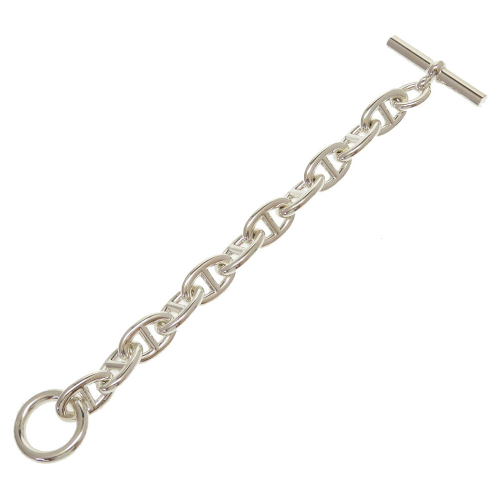 美品 エルメス シェーヌダンクル TGM 11コマ シルバー925 ブレスレット アクセサリー 0032 【中古】 HERMES