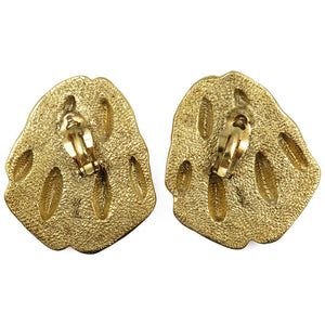 美品 イヴサンローラン ヴィンテージ メタル ゴールド イヤリング アクセサリー 0051【中古】YVES SAINT LAURENT