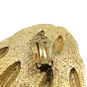 美品 イヴサンローラン ヴィンテージ メタル ゴールド イヤリング アクセサリー 0051【中古】YVES SAINT LAURENT