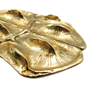 美品 イヴサンローラン ヴィンテージ メタル ゴールド イヤリング アクセサリー 0051【中古】YVES SAINT LAURENT