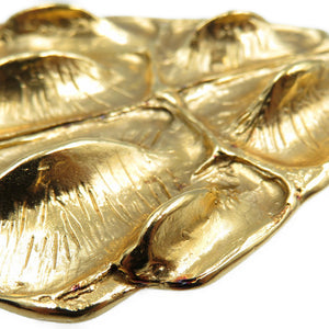 美品 イヴサンローラン ヴィンテージ メタル ゴールド イヤリング アクセサリー 0051【中古】YVES SAINT LAURENT