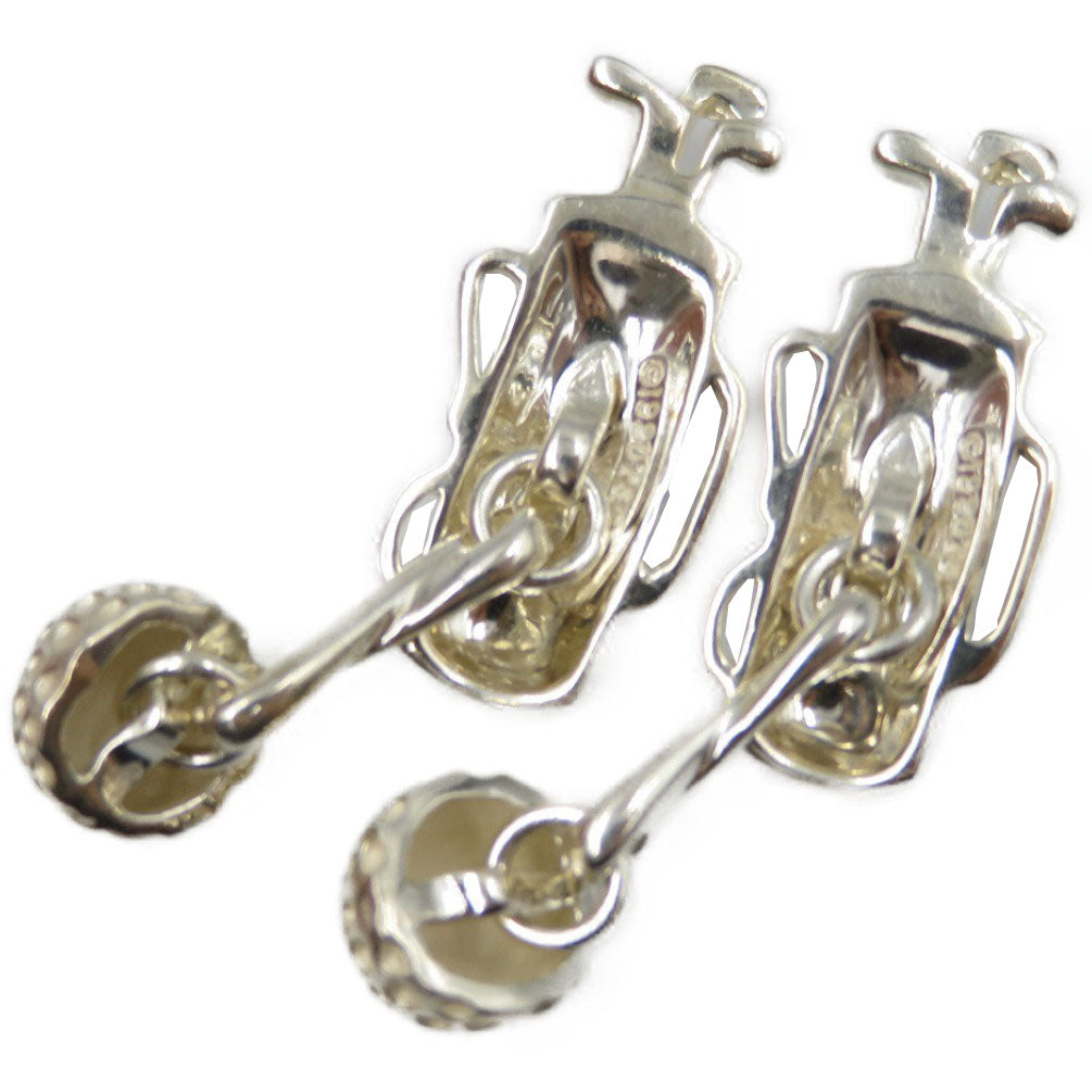 美品 ティファニー ゴルフバッグ シルバー925 カフス メンズ 0076【中古】TIFFANY&Co.