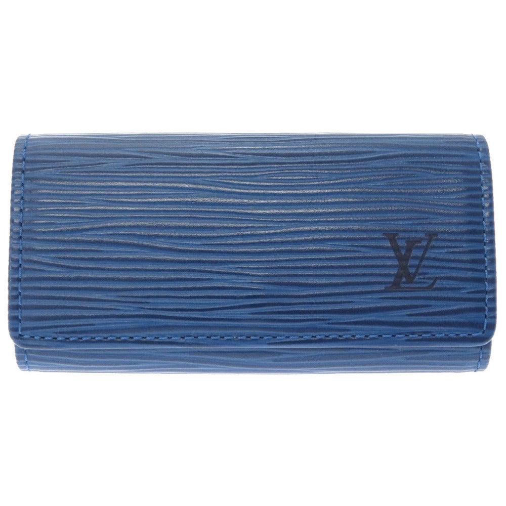 美品 ルイ ヴィトン エピ ミュルティクレ4 ブルー M63825 4連 キーケース LV 0086 【中古】 LOUIS VUITTON