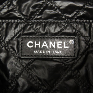 美品 シャネル No5 ツイード ショッピング トート バッグ チェーン マルチカラー 0089【中古】CHANEL