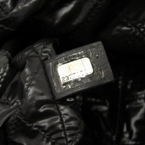 美品 シャネル No5 ツイード ショッピング トート バッグ チェーン マルチカラー 0089【中古】CHANEL