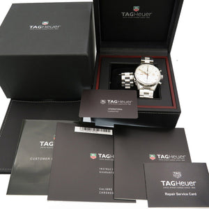 美品 タグホイヤー カレラ 1887 クロノグラフ CAR2012.BA0796 自動巻き 腕時計 SS シルバー 0111【中古】TAG HEUER メンズ