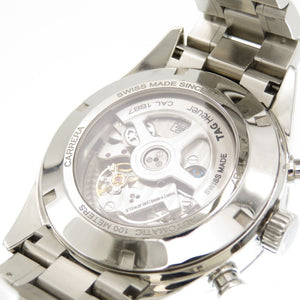 美品 タグホイヤー カレラ 1887 クロノグラフ CAR2012.BA0796 自動巻き 腕時計 SS シルバー 0111【中古】TAG HEUER メンズ