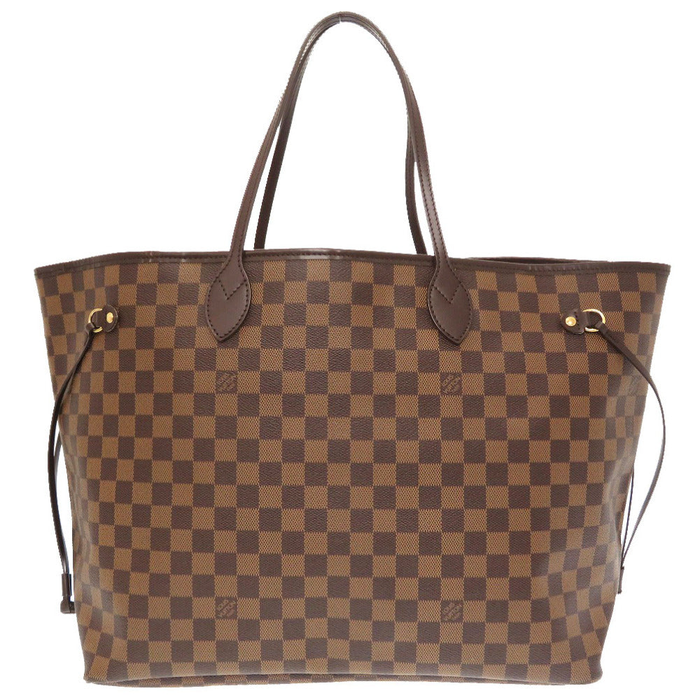 新品同様 ルイ ヴィトン ダミエ ネヴァーフルGM エベヌ N51106 トートバッグ バッグ LV 0121 【中古】 LOUIS VUITTON