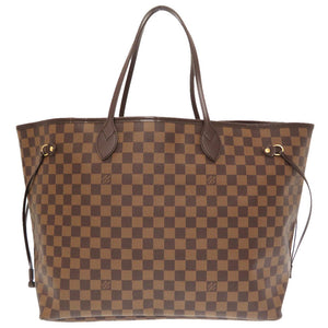 新品同様 ルイ ヴィトン ダミエ ネヴァーフルGM エベヌ N51106 トートバッグ バッグ LV 0121 【中古】 LOUIS VUITTON