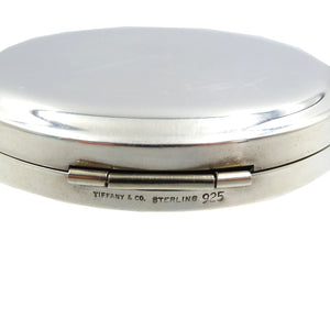 ティファニー シルバー925 化粧ミラー 鏡 コンパクトミラー シルバー 0130【中古】TIFFANY&Co.