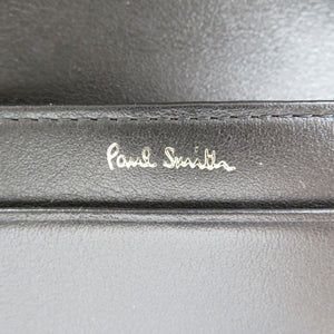 美品 ポールスミス KPW060 レザー ゴールド金具 ショルダーバッグ チェーンウォレット グレー ブラック レッド 0131【中古】Paul Smith