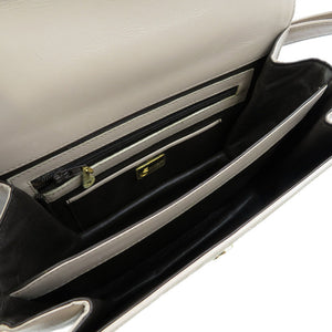 コンテス ホースヘアー ゴールド金具 ベージュ ショルダーバッグ 0132【中古】COMTESSE