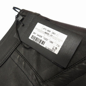 新品同様 サンローランパリ レザー スカート ブラック サイズ36 黒 0141【中古】SAINT LAURENT PARIS レディース