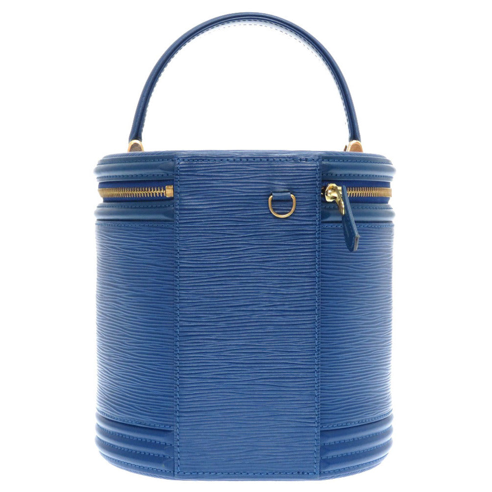 ルイ ヴィトン エピ カンヌ ブルー M48035 ハンドバッグ バッグ 青 LV 0101 【中古】 LOUIS VUITTON
