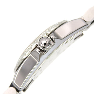 美品 シャネル J12 クロマティック H2563 ダイヤべゼル クオーツ 腕時計 チタンセラミック ピンク 0005【中古】CHANEL レディース
