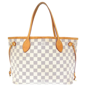ルイ ヴィトン ダミエ アズール ネヴァーフルPM N51110 トートバッグ バッグ LV 0016 【中古】 LOUIS VUITTON