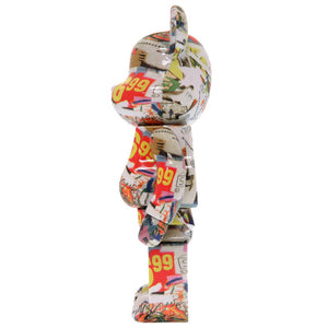 未使用 メディコムトイ ベアブリック アンディーウォーホール ジャンミシェルバスキア マルチカラー クマ 熊 0031 【中古】 MEDICOM TOY BE@RBRICK 22ss Andy Warhol JEAN-MICHEL BASQUIAT #4 400%