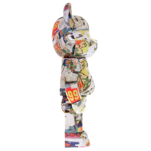 未使用 メディコムトイ ベアブリック アンディーウォーホール ジャンミシェルバスキア マルチカラー クマ 熊 0031 【中古】 MEDICOM TOY BE@RBRICK 22ss Andy Warhol JEAN-MICHEL BASQUIAT #4 400%