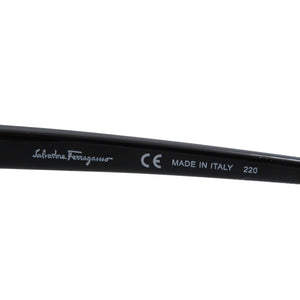 未使用 サルヴァトーレ フェラガモ SF804SA ガンチーニ プラスチック ゴールド金具 ブラック 黒 サングラス  0038【中古】Salvatore Ferragamo