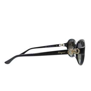 未使用 サルヴァトーレ フェラガモ SF804SA ガンチーニ プラスチック ゴールド金具 ブラック 黒 サングラス 0039【中古】Salvatore Ferragamo