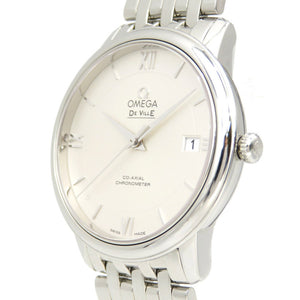 新品同様 オメガ デビル プレステージ コーアクシャル クロノメーター 424.10.37.20.02.001 自動巻き 腕時計 シルバー 0006【中古】OMEGA メンズ