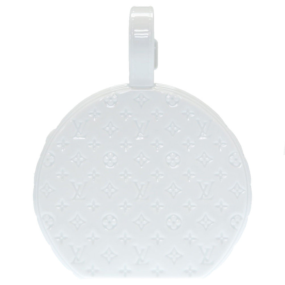 新品同様 ルイ ヴィトン モノグラム ヴェース ポーセリン GI0576 花瓶 ホワイト 陶器 インテリア 白 LV 0025 【中古】 LOUIS VUITTON