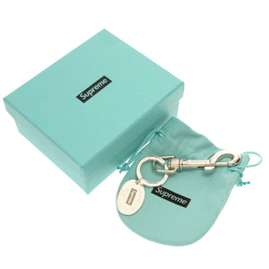 未使用 ティファニー × シュプリーム リターン トゥー ティファニー オーバルタグ キーリング キーホルダー シルバー925 チャーム 0043 【中古】 TIFFANY&Co.