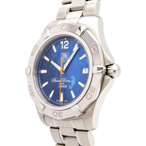 美品 タグホイヤー アクアレーサー ボラボラ 限定900本 WAF211N.BA0806 自動巻き 腕時計 SS ブルー 青文字盤 0060【中古】TAG HEUER メンズ