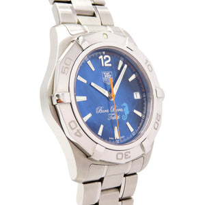 美品 タグホイヤー アクアレーサー ボラボラ 限定900本 WAF211N.BA0806 自動巻き 腕時計 SS ブルー 青文字盤 0060【中古】TAG HEUER メンズ