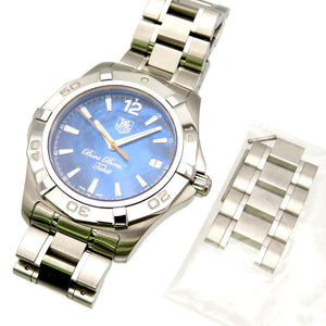 美品 タグホイヤー アクアレーサー ボラボラ 限定900本 WAF211N.BA0806 自動巻き 腕時計 SS ブルー 青文字盤 0060【中古】TAG HEUER メンズ