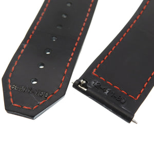 美品 ウブロ ビックバン ウニコ用 レザー/ラバー ベルト 腕時計 グレー/ブラック 0062【中古】HUBLOT メンズ