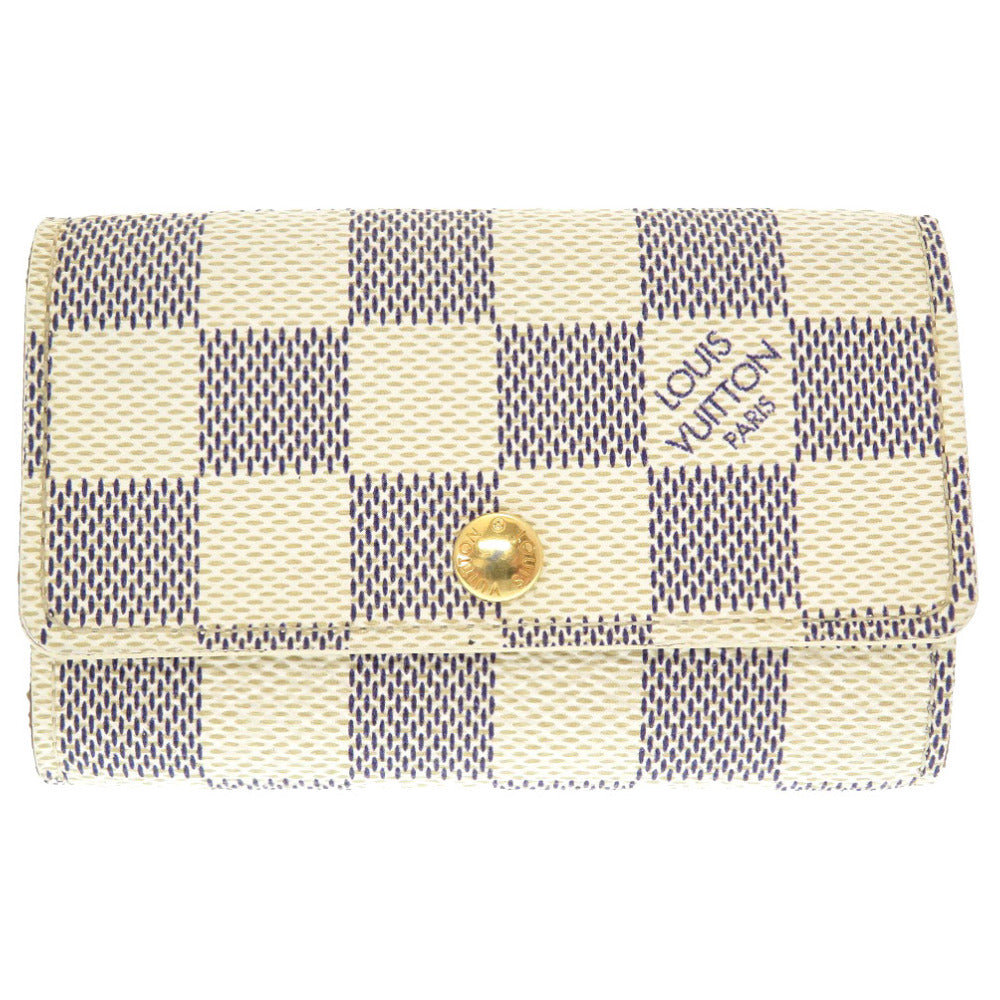 ルイ ヴィトン ダミエ アズール ミュルティクレ6 N61745 6連 キーケース LV 0073 【中古】 LOUIS VUITTON