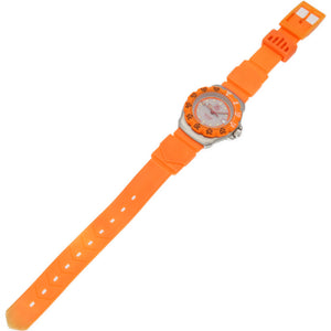 美品 タグホイヤー フォーミュラ1 プロフェッショナル WA1413 クオーツ 腕時計 ラバー グレー/オレンジ 0075【中古】TAG HEUER レディース