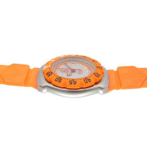 美品 タグホイヤー フォーミュラ1 プロフェッショナル WA1413 クオーツ 腕時計 ラバー グレー/オレンジ 0075【中古】TAG HEUER レディース