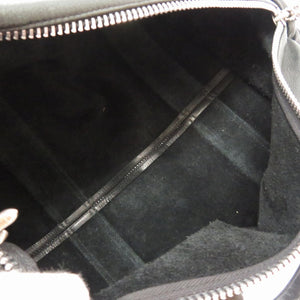 クロムハーツ タイニー ダッフル ダガージップ ボストンバッグ レザー/シルバー925 ブラック 黒 0083【中古】CHROME HEARTS