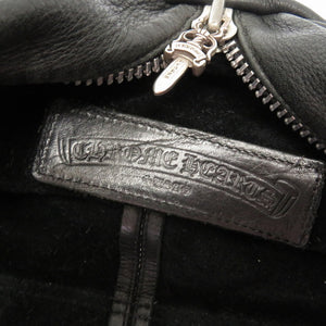 クロムハーツ タイニー ダッフル ダガージップ ボストンバッグ レザー/シルバー925 ブラック 黒 0083【中古】CHROME HEARTS