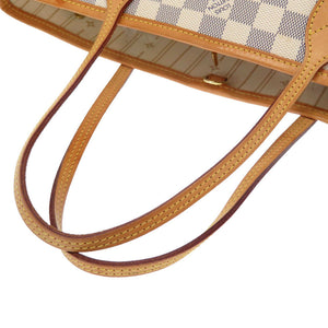 美品 ルイ ヴィトン ダミエ アズール ネヴァーフルPM N51110 トートバッグ バッグ LV 0100 【中古】 LOUIS VUITTON