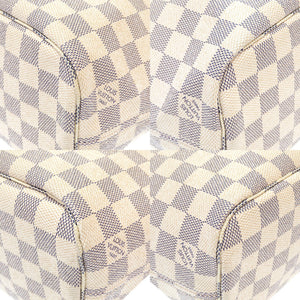 美品 ルイ ヴィトン ダミエ アズール ネヴァーフルPM N51110 トートバッグ バッグ LV 0100 【中古】 LOUIS VUITTON