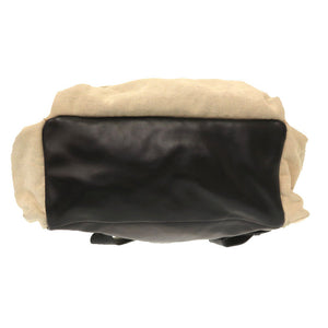 美品 ジル サンダー キャンバス ベージュ ブラック リュックサック バックパック デイパック バッグ 0091 【中古】 JIL SANDER メンズ
