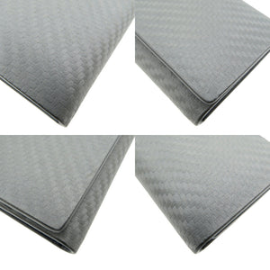 未使用 ダンヒル L2X550Z シャーシ 6連 レザー シルバー金具 グレー ネイビー キーケース 0159【中古】dunhill