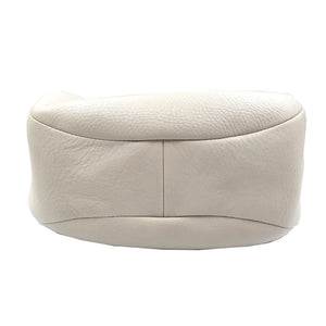 美品 ヒロフ レザー ゴールド金具 グレー ハンドバッグ トートバッグ 0166【中古】HIROFU