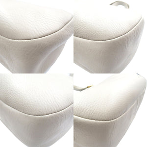 美品 ヒロフ レザー ゴールド金具 グレー ハンドバッグ トートバッグ 0166【中古】HIROFU