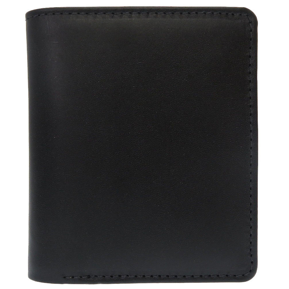 新品同様 ホワイトハウスコックス ダービーコレクション S1958 馬革 ホースハイド ブラック タン 黒 茶 コンパクトウォレット 2つ折り財布 財布 0179【中古】Whitehouse Cox