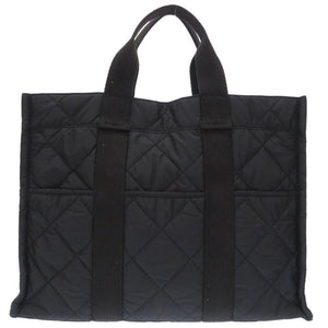 新品同様 バブアー × ワッコワッコ コラボ ナイロン コットン ブラック ハンドバッグ バッグ 黒 0023 【中古】  Barbour × WACCOWACCO