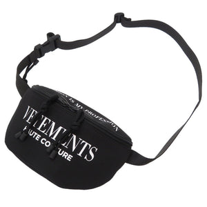 未使用 ヴェトモン キャンバス ブラック UA52BA200B ボディバッグ バッグ 黒 0024 【中古】 VETEMENTS メンズ